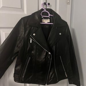 Michael kors leather jacket